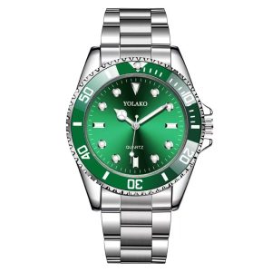 Choose the style that elevates your wrist charm! This watch features a striking color palette.