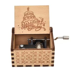 Send beautiful wishes with notes! This birthday-themed music box exudes a festive and joyful atmosphere.